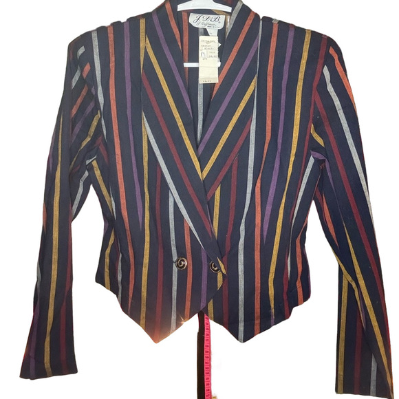 Vintage Dresses & Skirts - VTG NWT JDB Striped Skirt Set